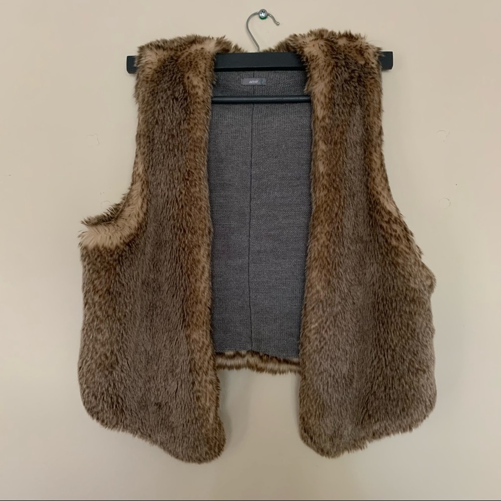 Aerie Faux Fur Vest